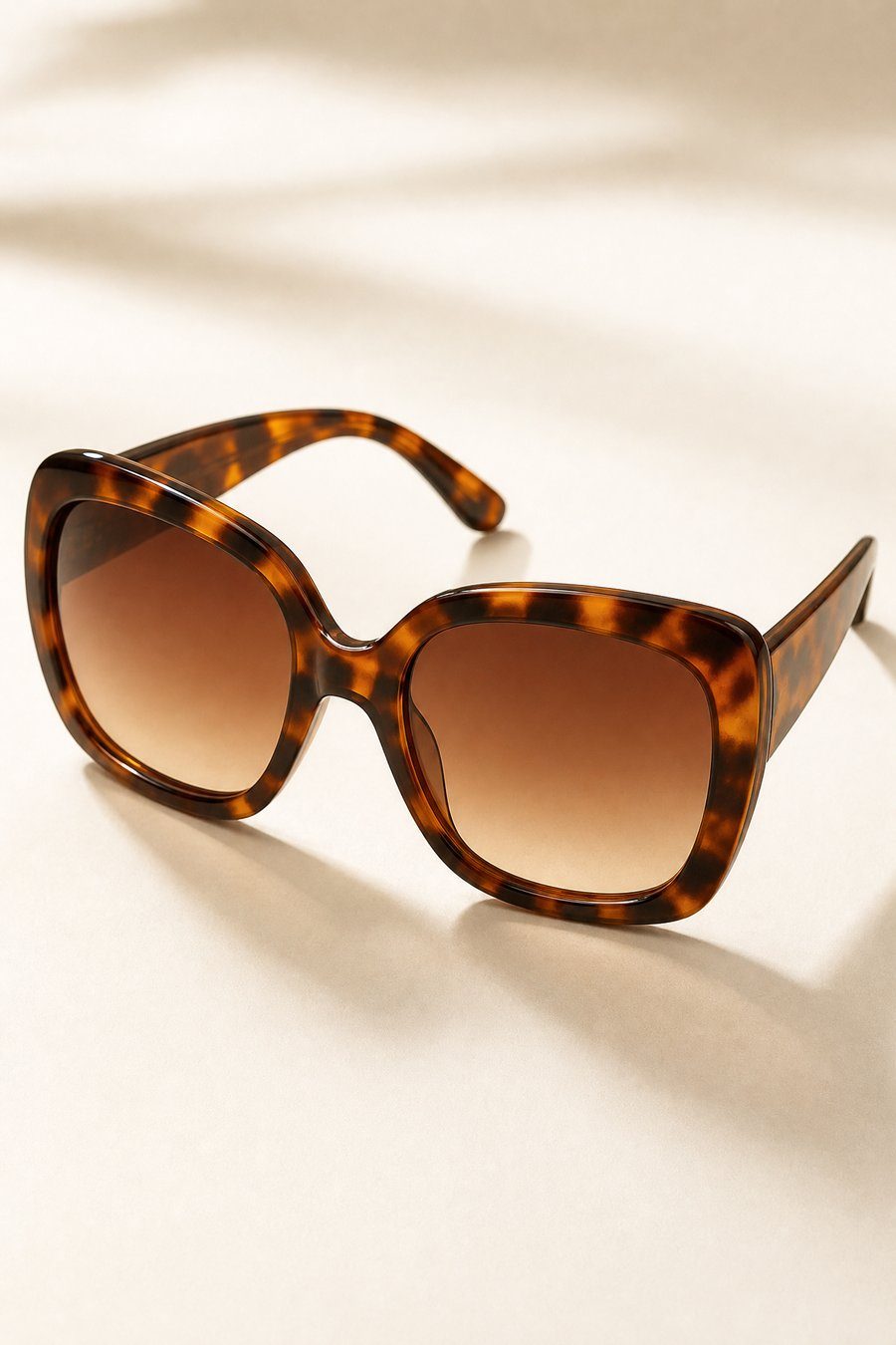 Montura Luna, gafa de sol oversized carey
